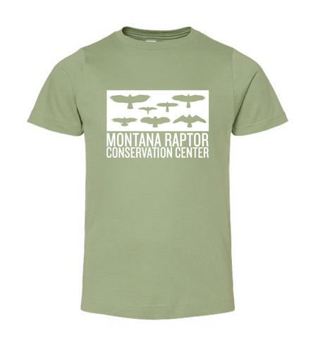 COMING SOON! Youth Short Sleeve Green Block Silhouette