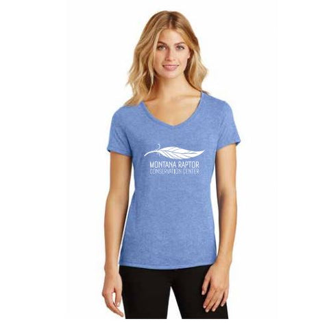 Women's V-Neck Feather